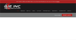 Desktop Screenshot of aieinc.com