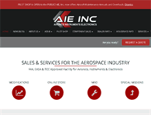 Tablet Screenshot of aieinc.com